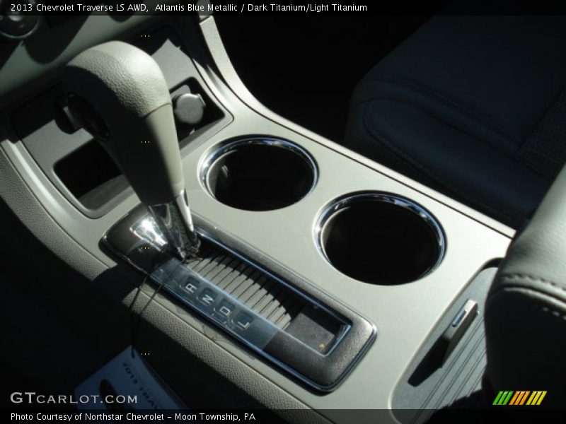 Atlantis Blue Metallic / Dark Titanium/Light Titanium 2013 Chevrolet Traverse LS AWD