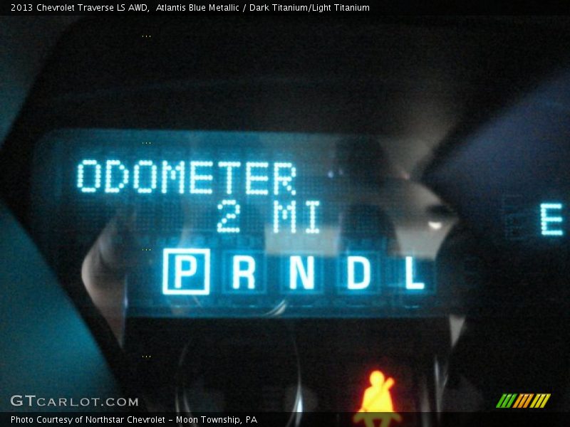 Atlantis Blue Metallic / Dark Titanium/Light Titanium 2013 Chevrolet Traverse LS AWD