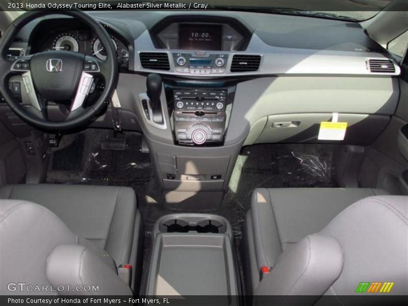 Dashboard of 2013 Odyssey Touring Elite