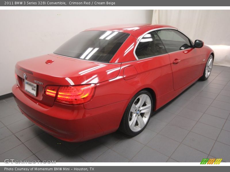 Crimson Red / Cream Beige 2011 BMW 3 Series 328i Convertible