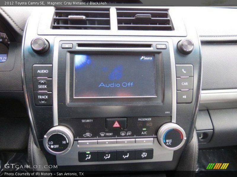 Magnetic Gray Metallic / Black/Ash 2012 Toyota Camry SE