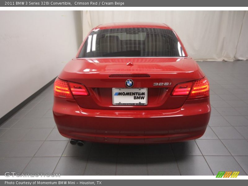 Crimson Red / Cream Beige 2011 BMW 3 Series 328i Convertible
