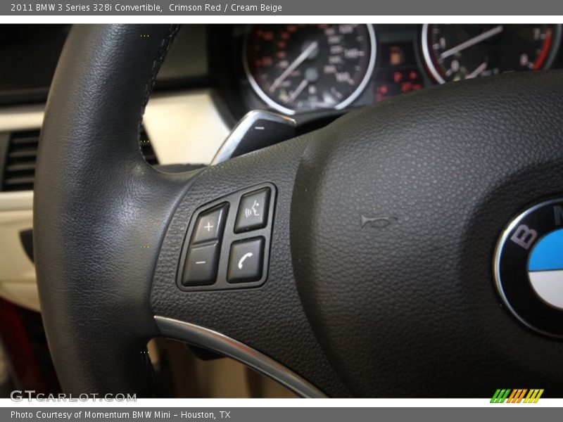 Crimson Red / Cream Beige 2011 BMW 3 Series 328i Convertible