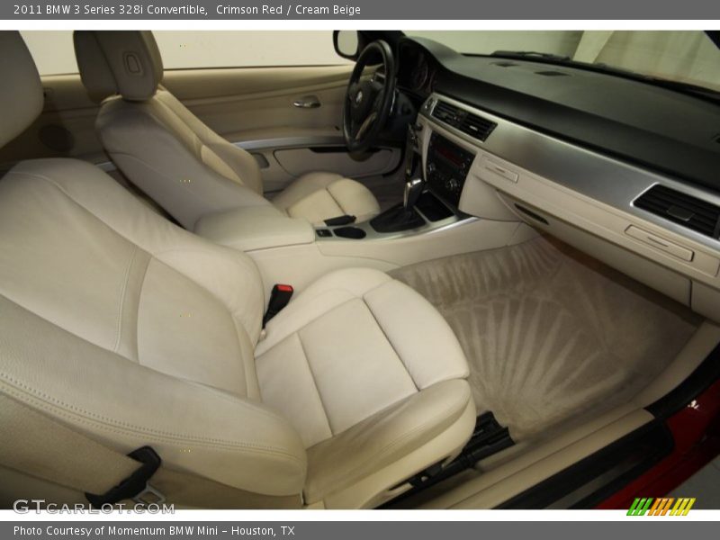 Crimson Red / Cream Beige 2011 BMW 3 Series 328i Convertible