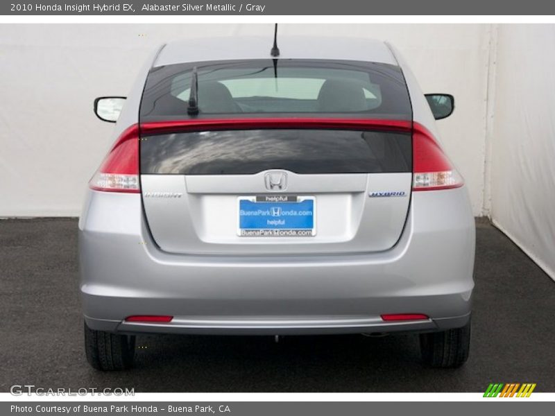 Alabaster Silver Metallic / Gray 2010 Honda Insight Hybrid EX