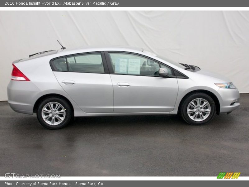 Alabaster Silver Metallic / Gray 2010 Honda Insight Hybrid EX