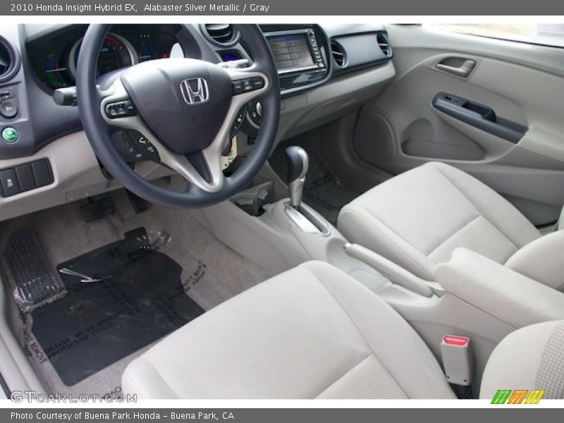 Alabaster Silver Metallic / Gray 2010 Honda Insight Hybrid EX