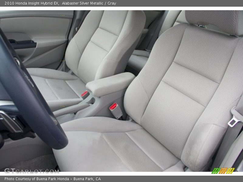 Alabaster Silver Metallic / Gray 2010 Honda Insight Hybrid EX