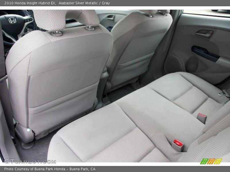 Alabaster Silver Metallic / Gray 2010 Honda Insight Hybrid EX