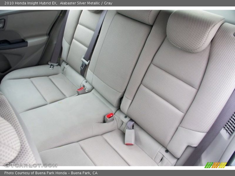 Alabaster Silver Metallic / Gray 2010 Honda Insight Hybrid EX