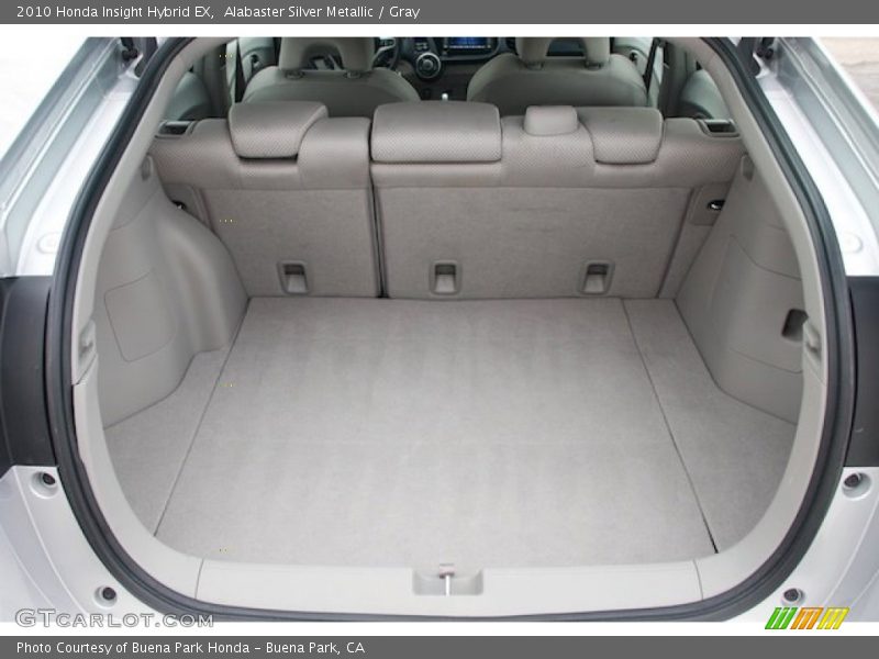 Alabaster Silver Metallic / Gray 2010 Honda Insight Hybrid EX