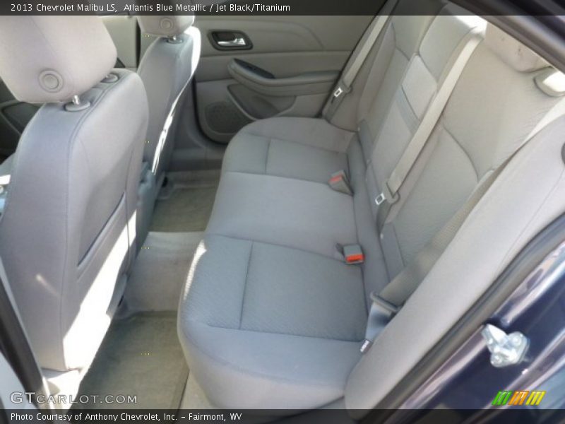 Atlantis Blue Metallic / Jet Black/Titanium 2013 Chevrolet Malibu LS