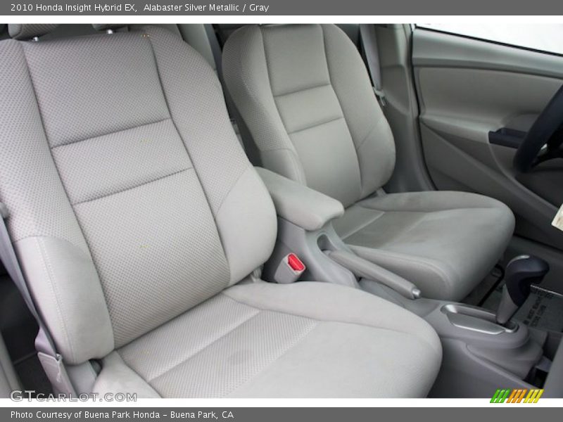 Alabaster Silver Metallic / Gray 2010 Honda Insight Hybrid EX