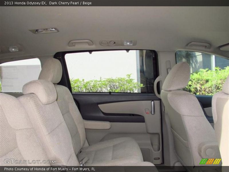 Dark Cherry Pearl / Beige 2013 Honda Odyssey EX