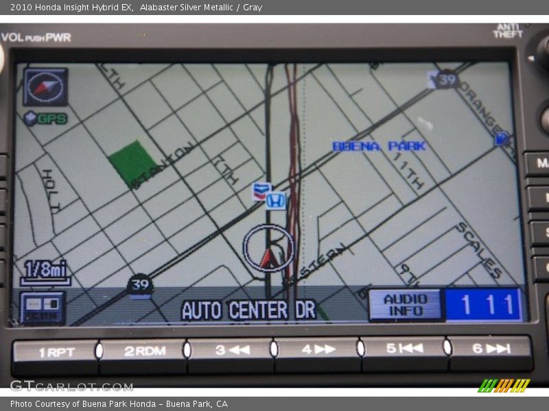 Alabaster Silver Metallic / Gray 2010 Honda Insight Hybrid EX