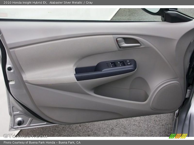 Alabaster Silver Metallic / Gray 2010 Honda Insight Hybrid EX