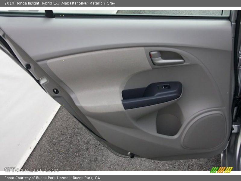 Alabaster Silver Metallic / Gray 2010 Honda Insight Hybrid EX