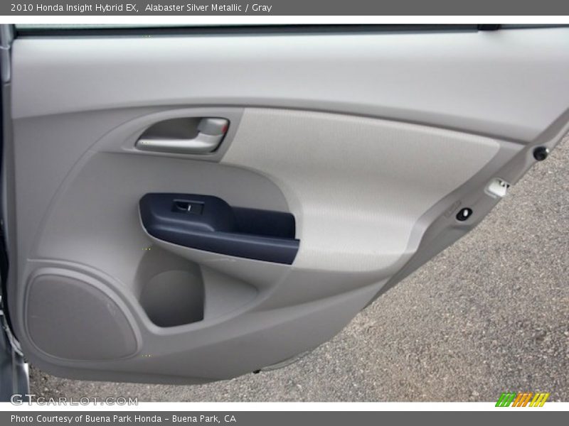 Alabaster Silver Metallic / Gray 2010 Honda Insight Hybrid EX