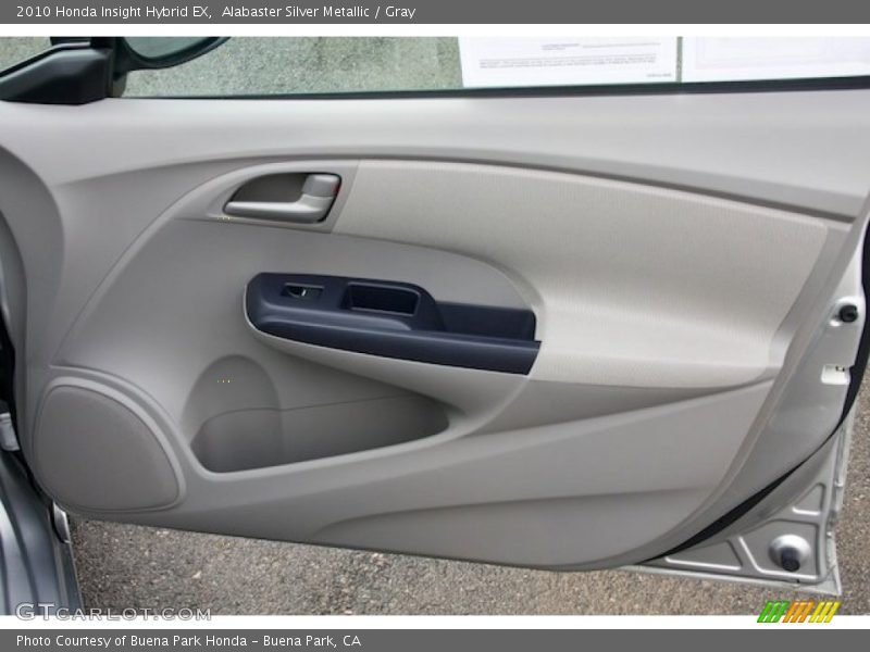 Alabaster Silver Metallic / Gray 2010 Honda Insight Hybrid EX