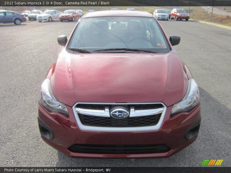 Camellia Red Pearl / Black 2012 Subaru Impreza 2.0i 4 Door