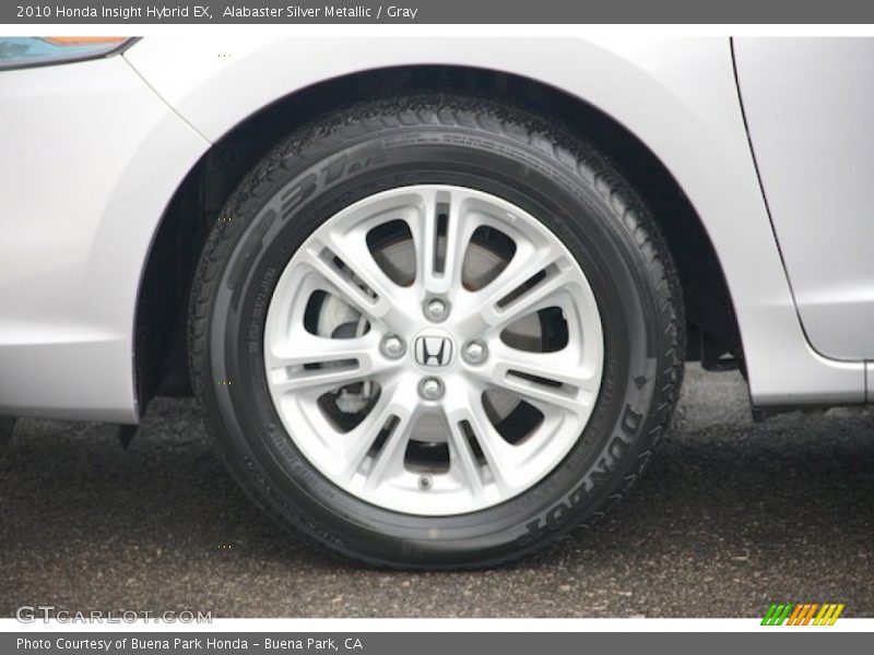 Alabaster Silver Metallic / Gray 2010 Honda Insight Hybrid EX