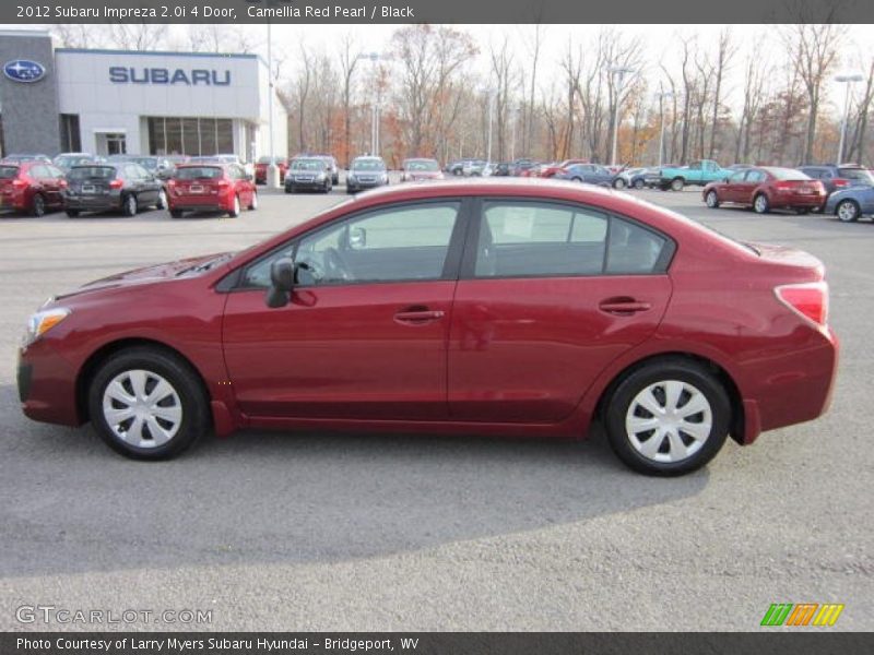 Camellia Red Pearl / Black 2012 Subaru Impreza 2.0i 4 Door