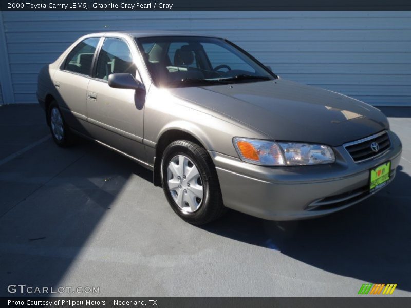 Graphite Gray Pearl / Gray 2000 Toyota Camry LE V6