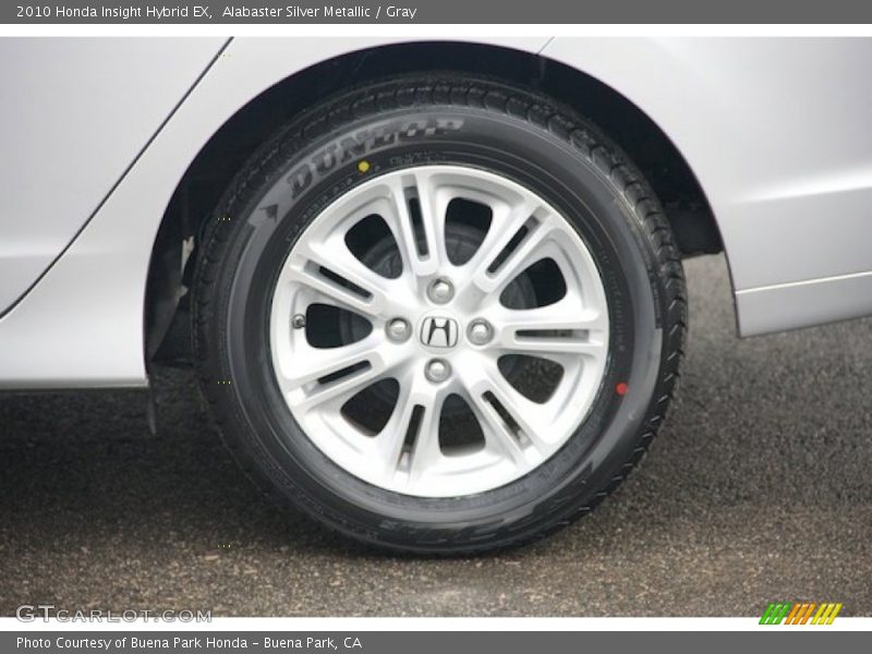 Alabaster Silver Metallic / Gray 2010 Honda Insight Hybrid EX