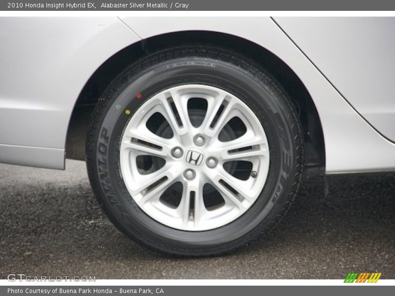 Alabaster Silver Metallic / Gray 2010 Honda Insight Hybrid EX