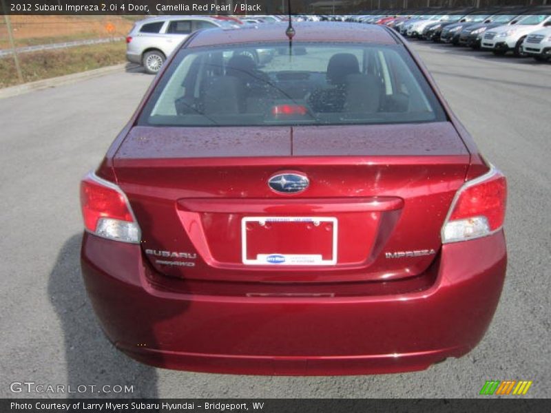 Camellia Red Pearl / Black 2012 Subaru Impreza 2.0i 4 Door