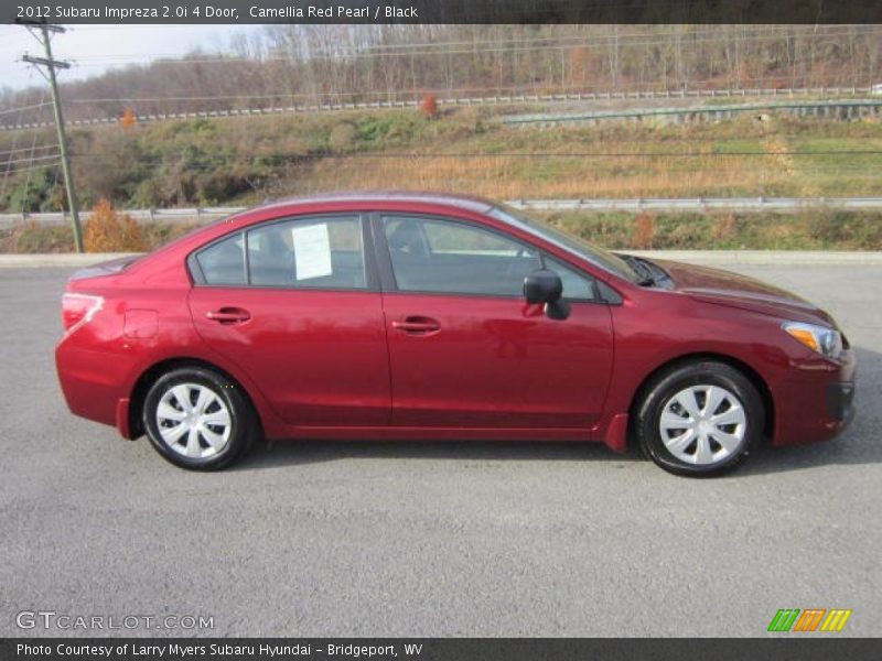 Camellia Red Pearl / Black 2012 Subaru Impreza 2.0i 4 Door