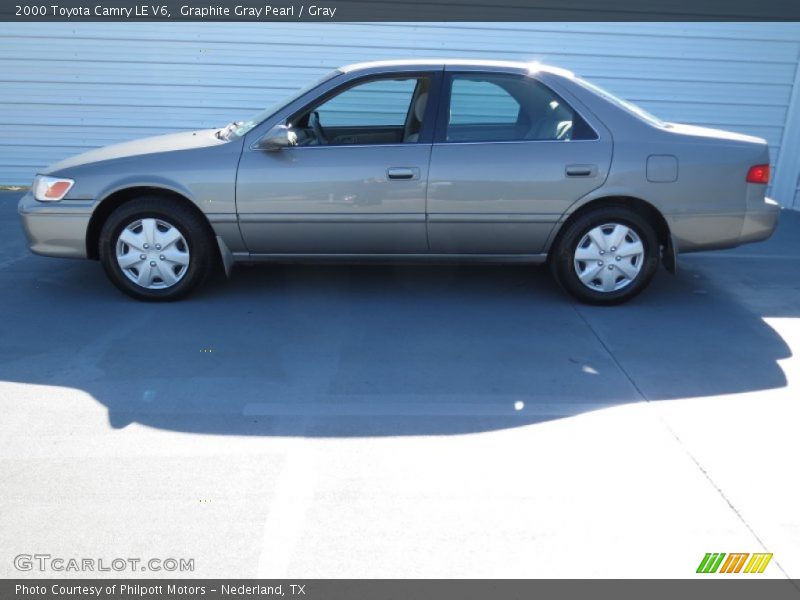 Graphite Gray Pearl / Gray 2000 Toyota Camry LE V6