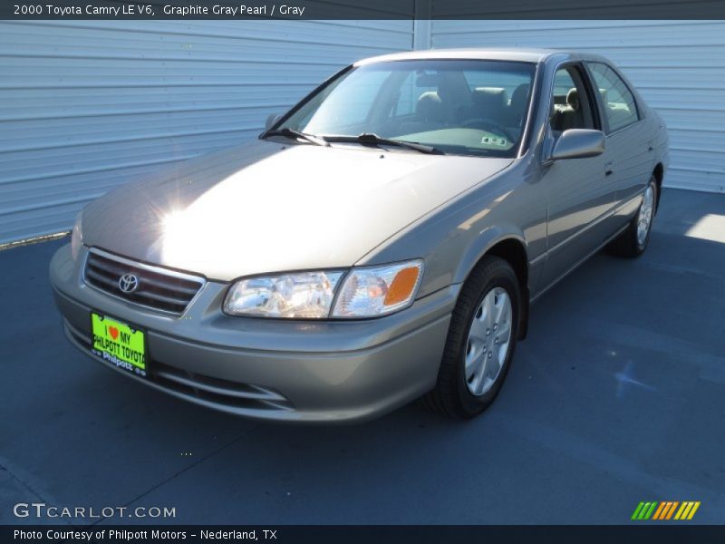Graphite Gray Pearl / Gray 2000 Toyota Camry LE V6