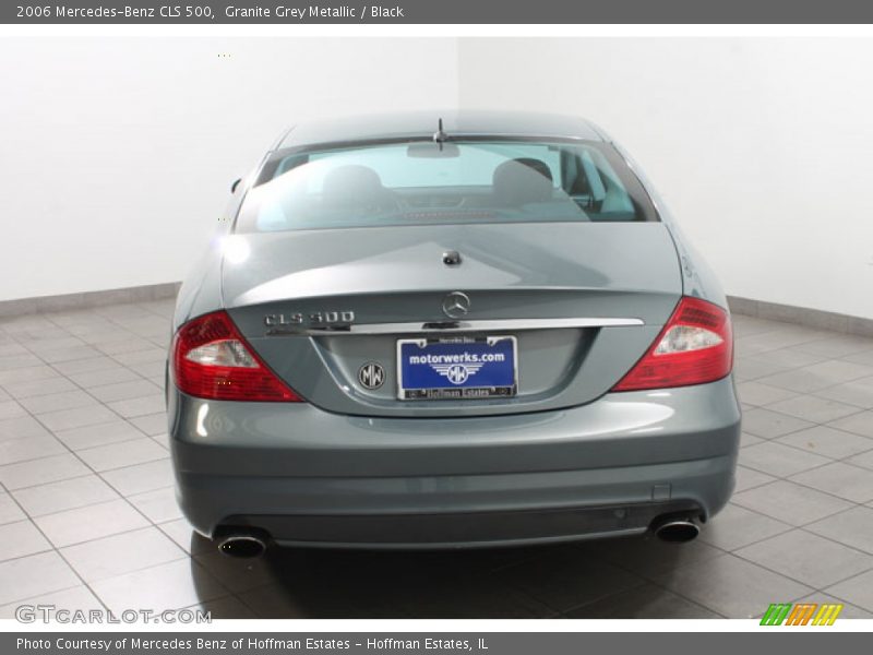 Granite Grey Metallic / Black 2006 Mercedes-Benz CLS 500