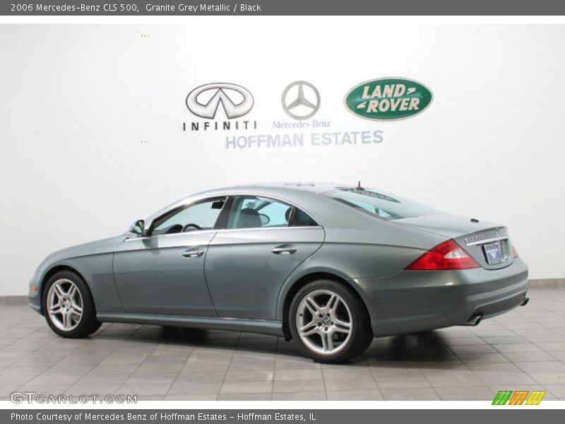 Granite Grey Metallic / Black 2006 Mercedes-Benz CLS 500