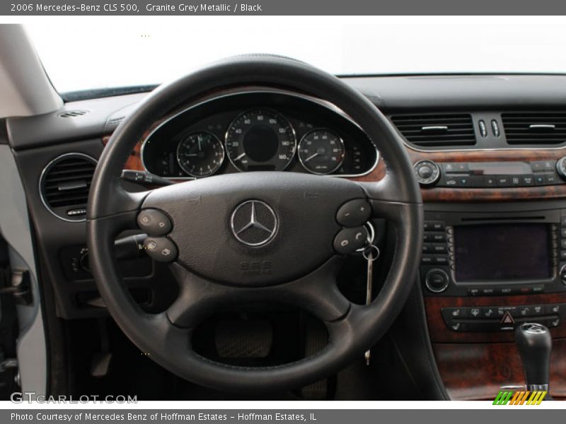 Granite Grey Metallic / Black 2006 Mercedes-Benz CLS 500