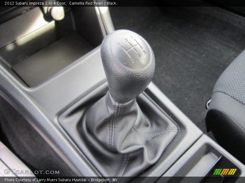  2012 Impreza 2.0i 4 Door 5 Speed Manual Shifter