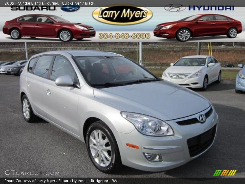 Quicksilver / Black 2009 Hyundai Elantra Touring