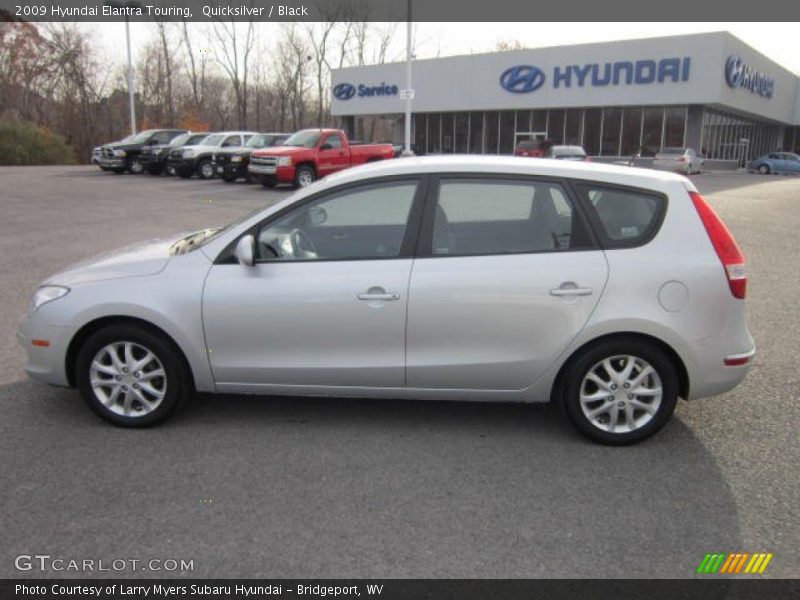 Quicksilver / Black 2009 Hyundai Elantra Touring