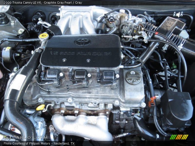 Graphite Gray Pearl / Gray 2000 Toyota Camry LE V6