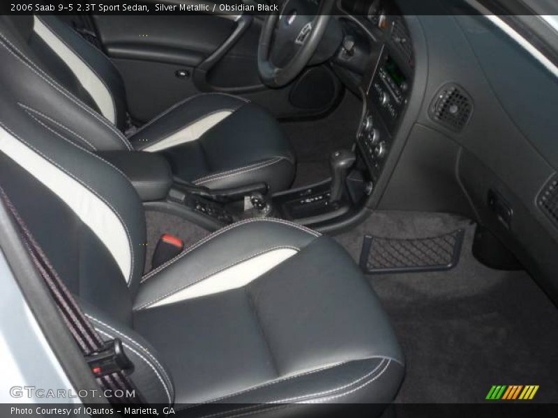 Silver Metallic / Obsidian Black 2006 Saab 9-5 2.3T Sport Sedan