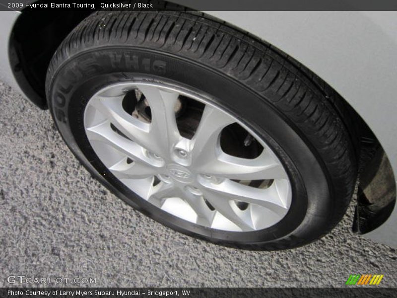 Quicksilver / Black 2009 Hyundai Elantra Touring