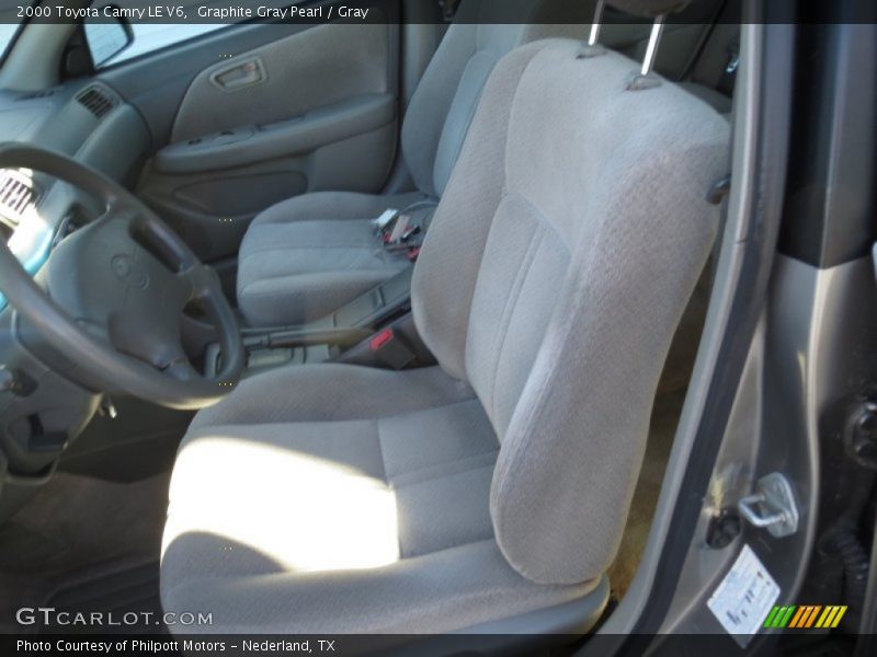 Graphite Gray Pearl / Gray 2000 Toyota Camry LE V6