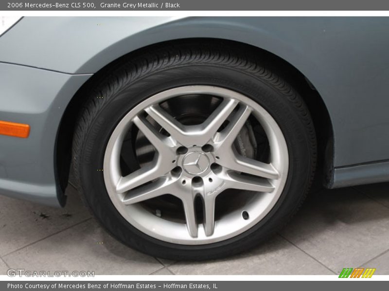 Granite Grey Metallic / Black 2006 Mercedes-Benz CLS 500