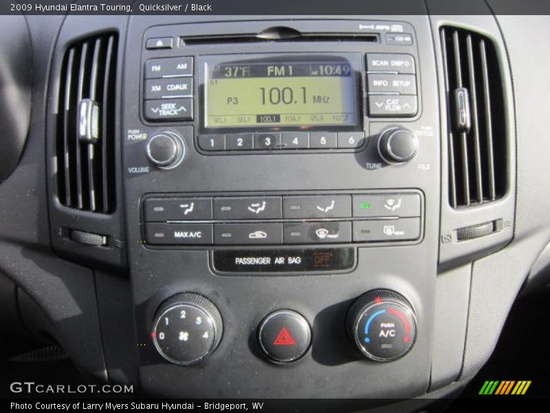 Quicksilver / Black 2009 Hyundai Elantra Touring