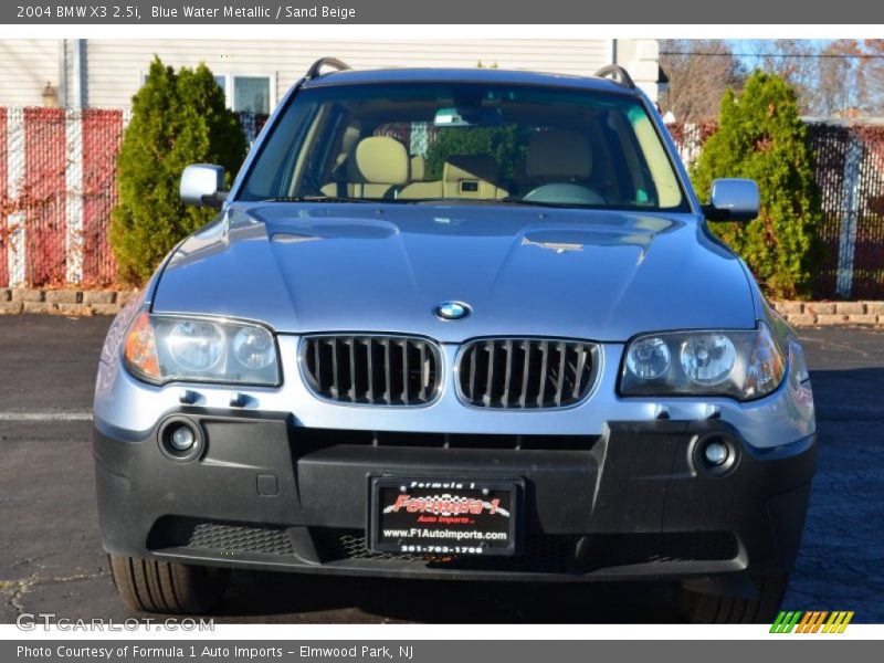 Blue Water Metallic / Sand Beige 2004 BMW X3 2.5i