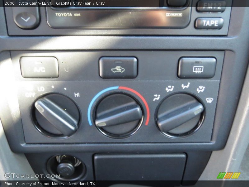 Graphite Gray Pearl / Gray 2000 Toyota Camry LE V6