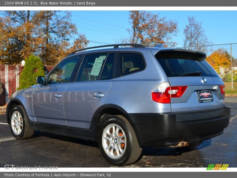 Blue Water Metallic / Sand Beige 2004 BMW X3 2.5i