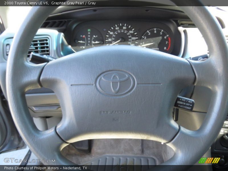 Graphite Gray Pearl / Gray 2000 Toyota Camry LE V6