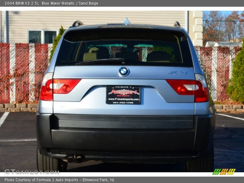 Blue Water Metallic / Sand Beige 2004 BMW X3 2.5i